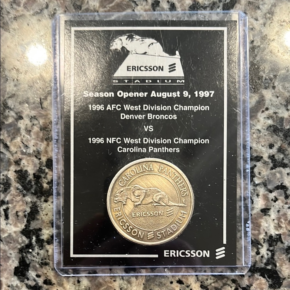Ericsson Stadium Commemorative Coin featuring Carolina Panthers Season Opener